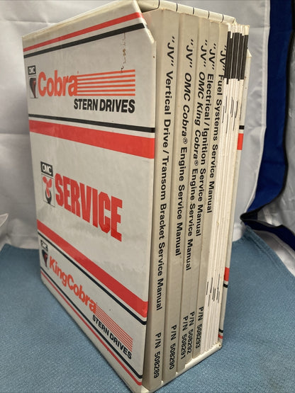 OMC SERVICE 508288 MANUAL SET COBRA/KING COBRA INCOMPLETE SET