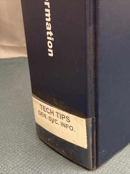 HONDA MARINE SERVICE INFORMATION BINDER INCLUDES TECH TIPS/GENERAL SERVICE INFO