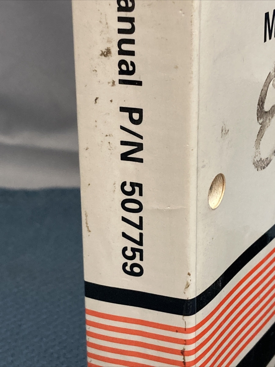 OMC COBRA 507759 STERN DRIVES SERVICE MANUAL MED/MEF MODELS