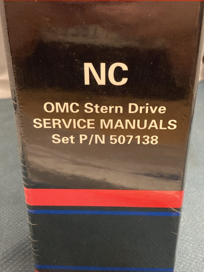 NEW OMC SERVICE 507138 STERN DRIVE SERVICE MANUAL SET