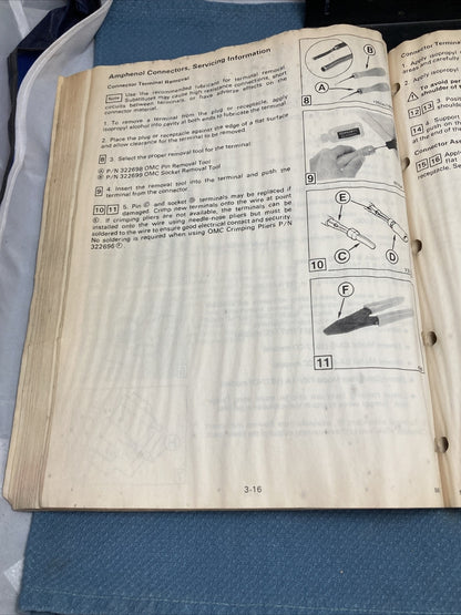 OMC JOHNSON/EVINRUDE 507662 SERVICE MANUAL 60 THRU 75 MODELS