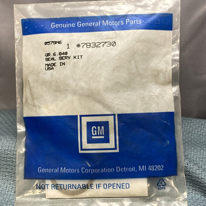 NEW GENUINE GM 7832730 SEAL KIT, STEERING GEAR ADJUSTER PLUG 1982-1997 GR 6.840