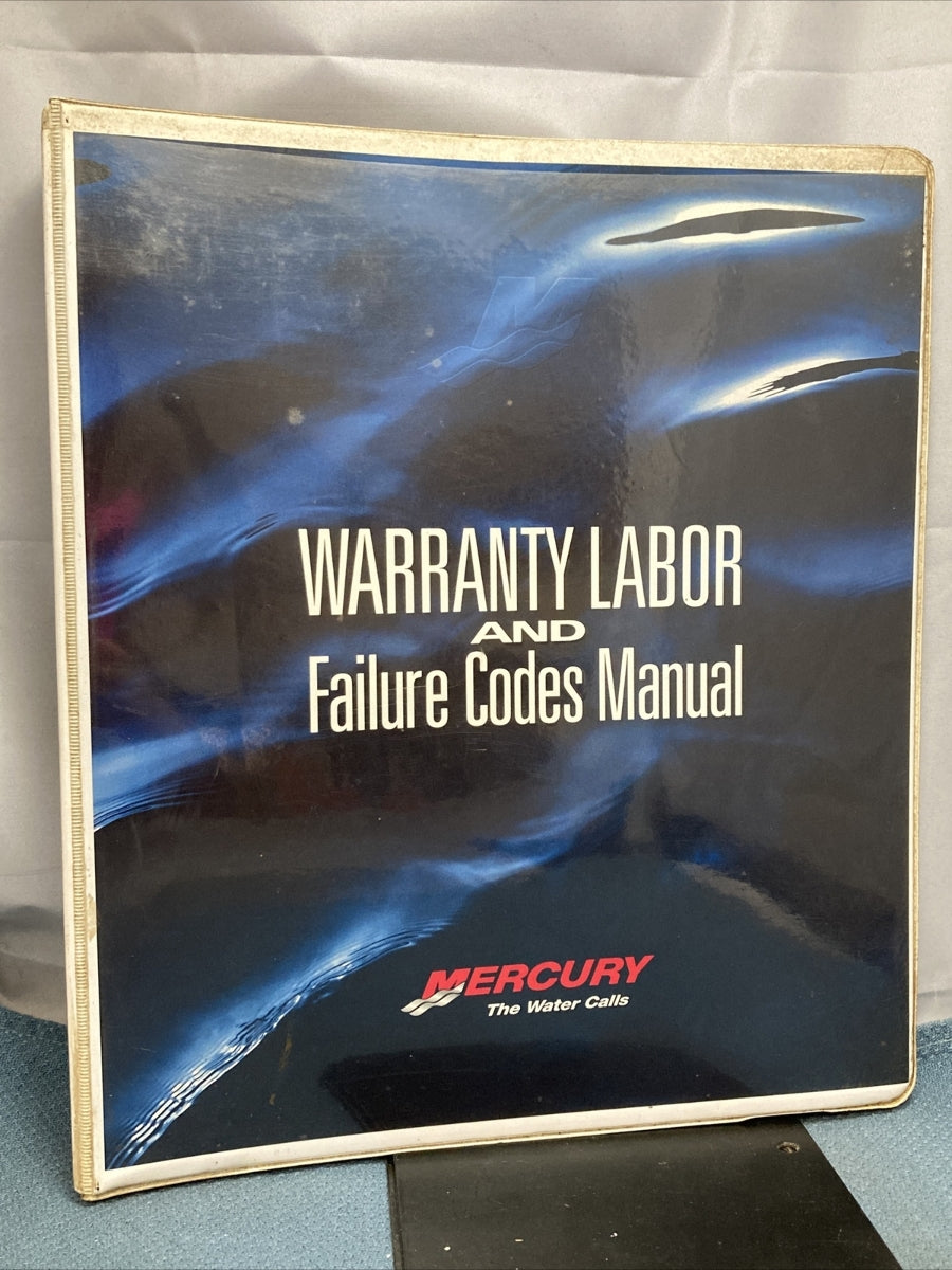 MERCURY WARRENTY LABOR AND FAILURE CODES MANUAL