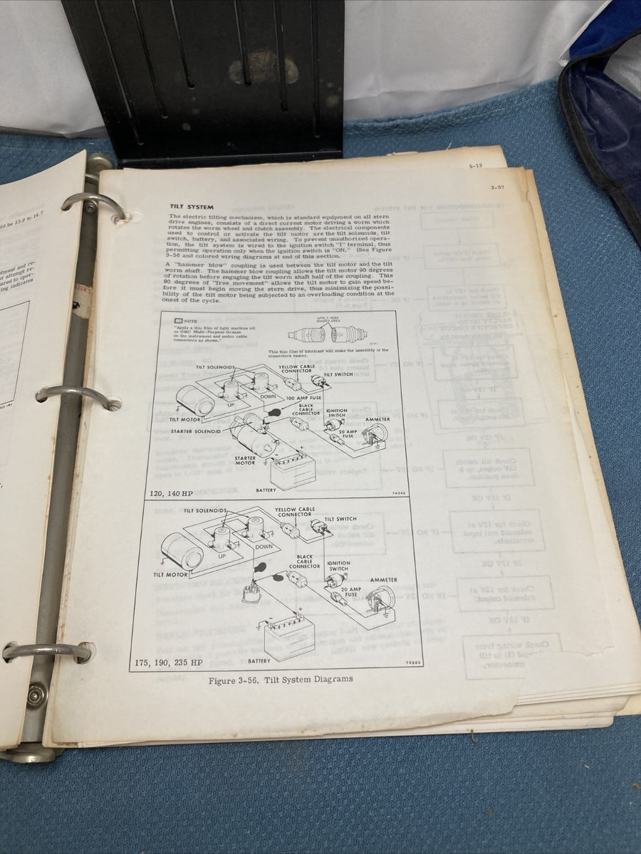 OMC 981603 STERN DRIVE SERVICE MANUAL