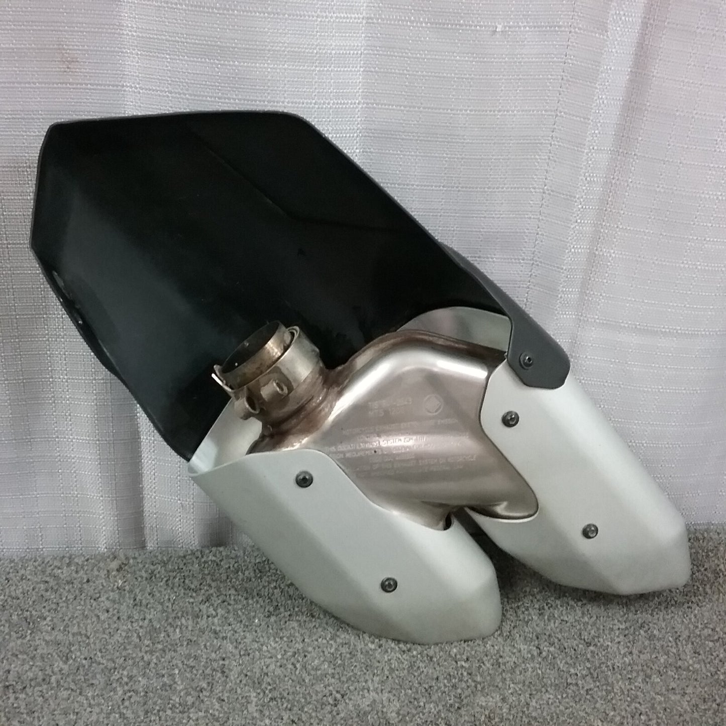 GENUINE DUCATI ZDM-A111 EXSAUST W/HEAT SHIELD MULTISTRADA 1200