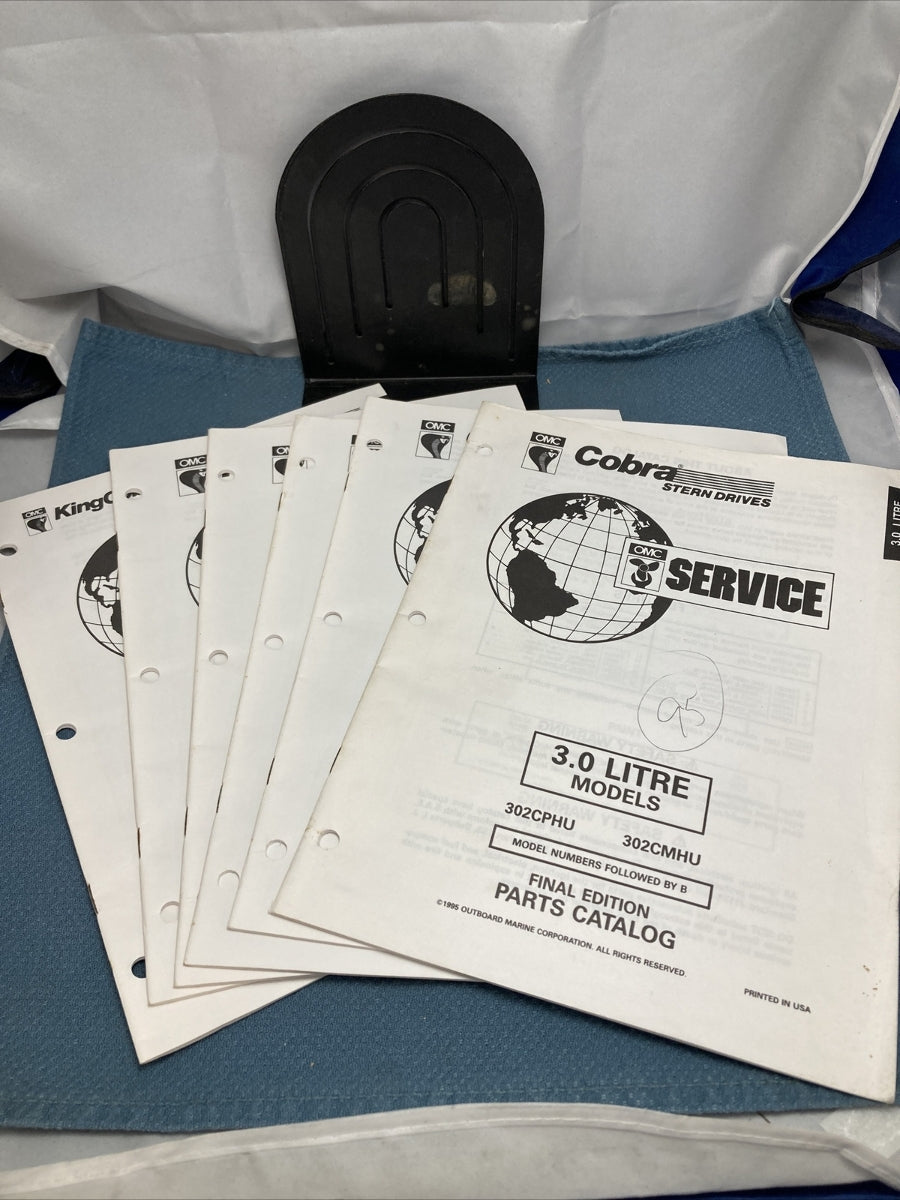 OMC 3854834-3854839 COBRA STERN DRIVES PARTS CATALOGS
