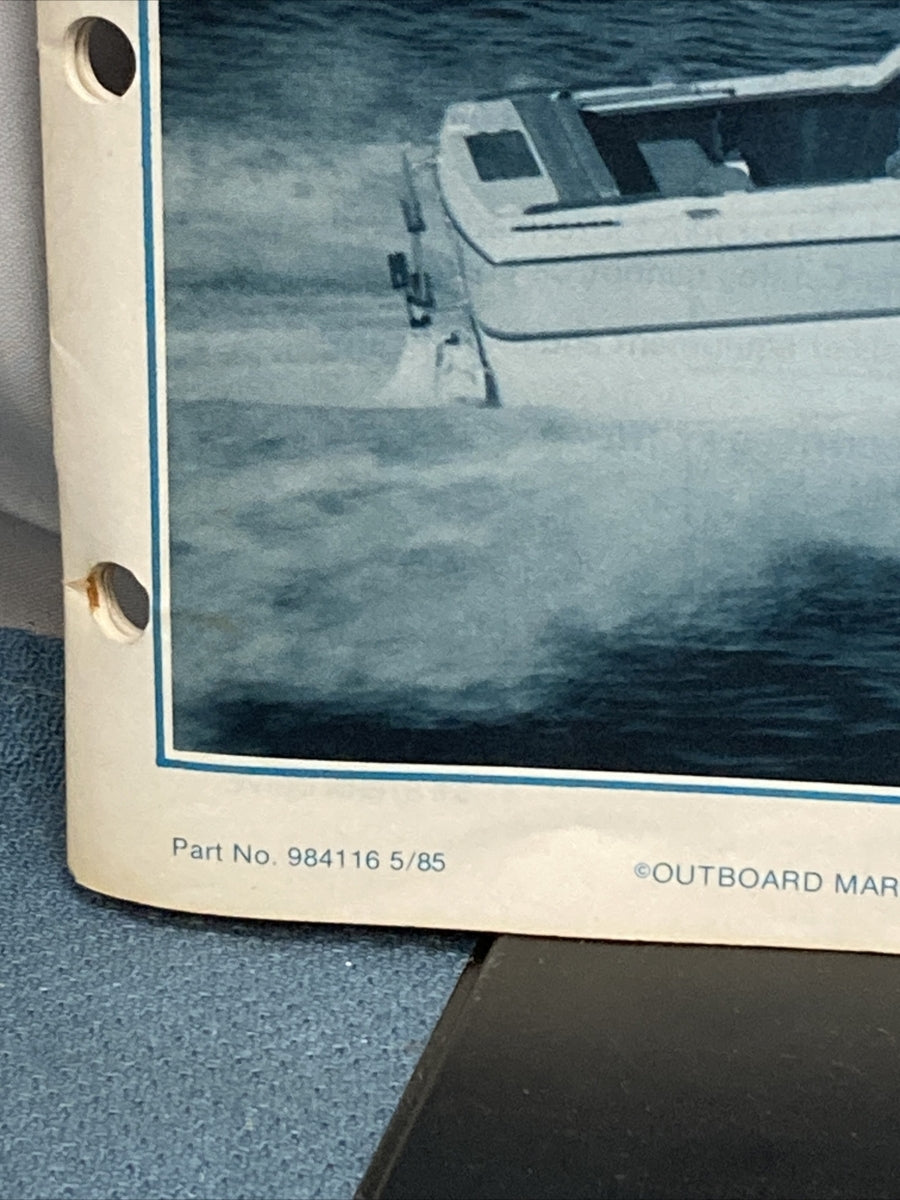 OMC 984108, 984115-984117, 984265 STERN DRIVE PARTS CATALOGS