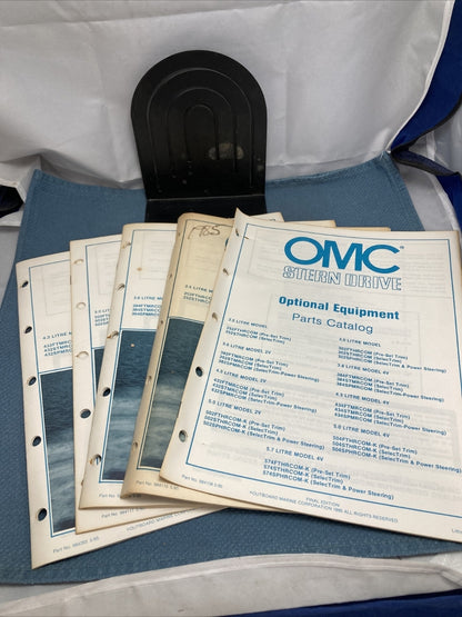 OMC 984108, 984115-984117, 984265 STERN DRIVE PARTS CATALOGS