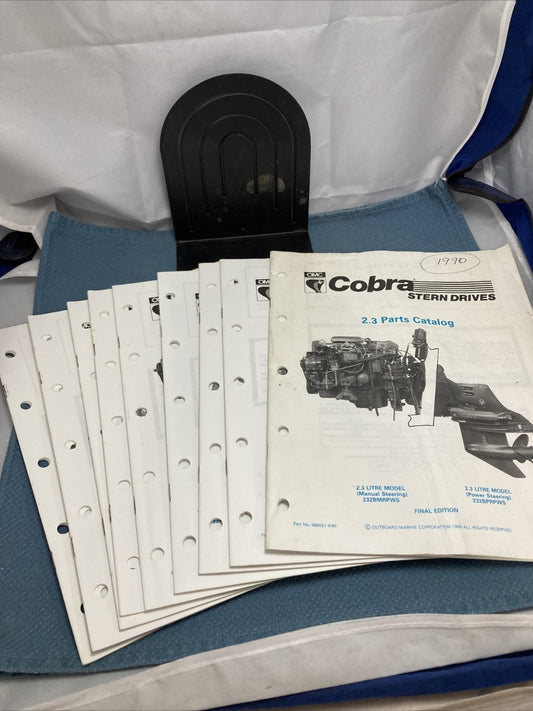 OMC 986551-986558, 986560, 986852 COBRA STERN DRIVES PARTS CATALOGS