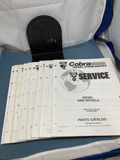 OMC 987476-987483, 987576 COBRA STERN DRIVES PARTS CATALOGS
