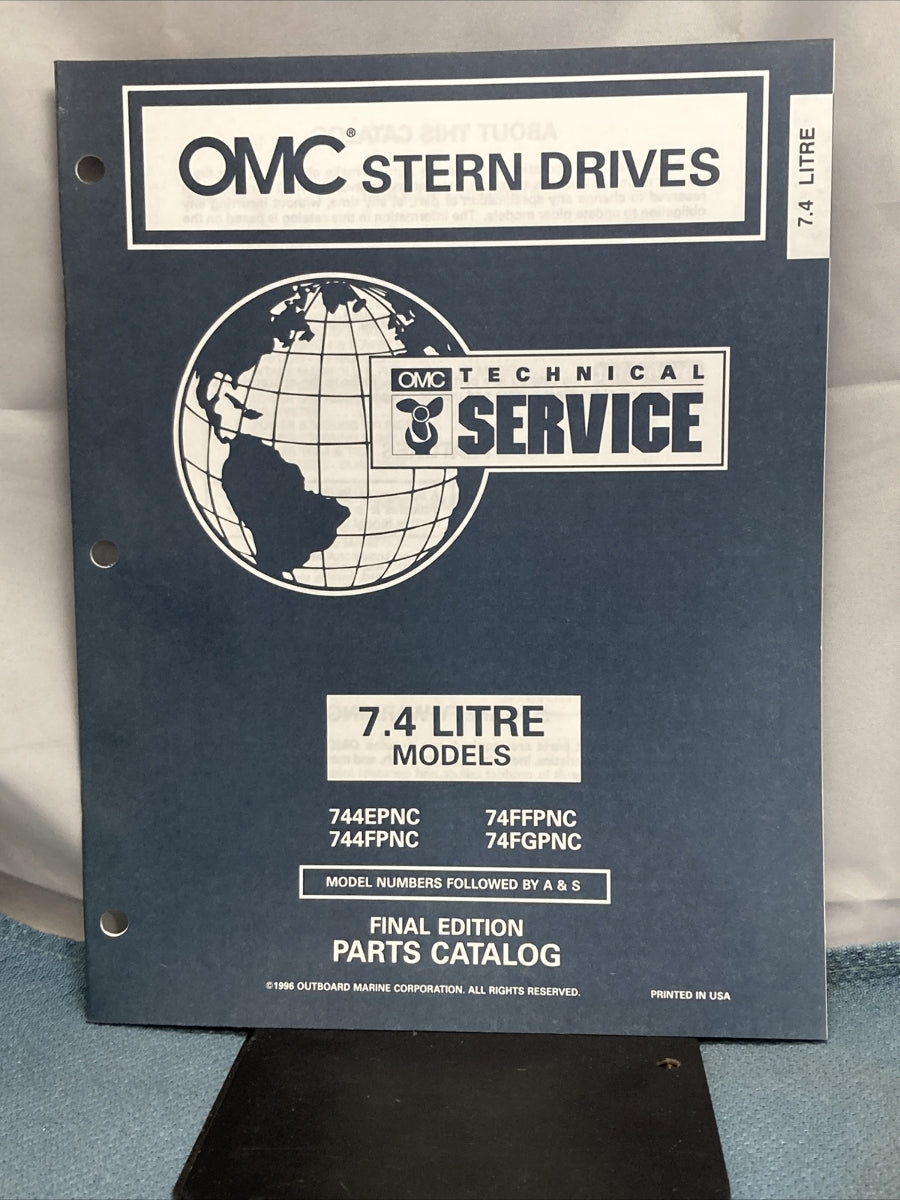 OMC 988209-988214, 988216 COBRA STERN DRIVES PARTS CATALOGS