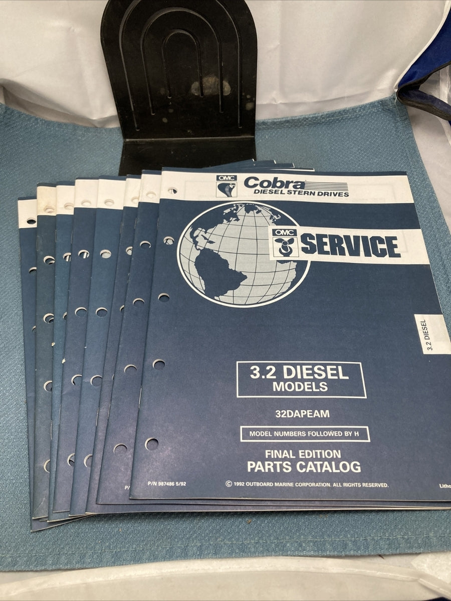 OMC 987486-987493, 987584 COBRA STERN DRIVES PARTS CATALOGS