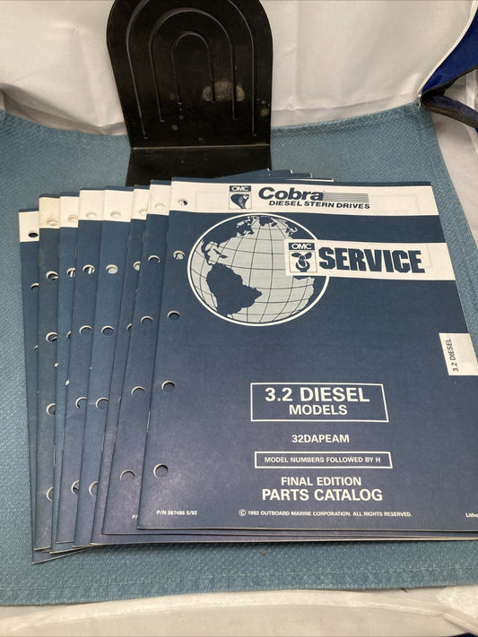 OMC 987486-987493, 987584 COBRA STERN DRIVES PARTS CATALOGS