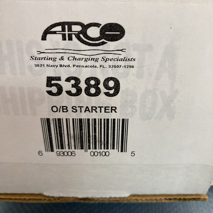 NEW ARCO 5389 Outboard Starter BRP-OMC 583482, 585056, 586279 SIERRA 18-5624