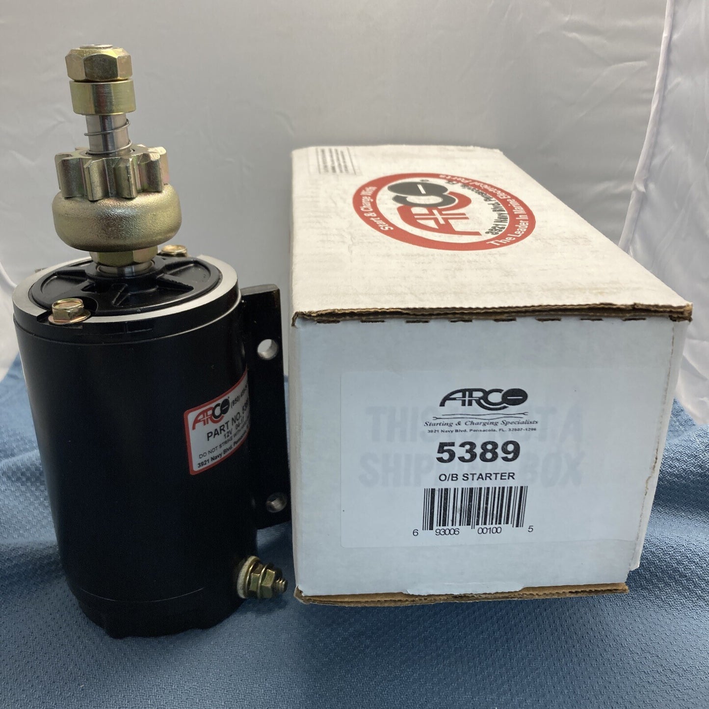 NEW ARCO 5389 Outboard Starter BRP-OMC 583482, 585056, 586279 SIERRA 18-5624