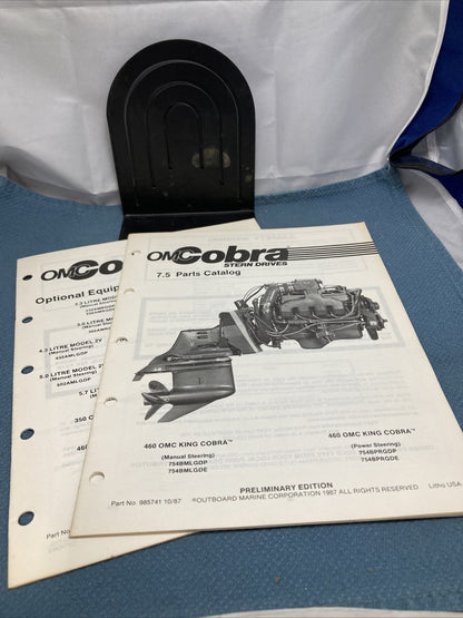 OMC 985741, 985742 COBRA STERN DRIVES PARTS CATALOGS