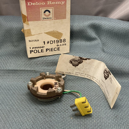 NEW ACDELCO D1988 POLE PIECE & PLATE, DISTRIBUTOR 1985-1989 GM 1986047 GR 2.372