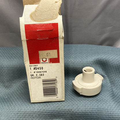 NEW ACDELCO D450 ROTOR, DISTRIBUTOR GM 10467546 GR 2.382