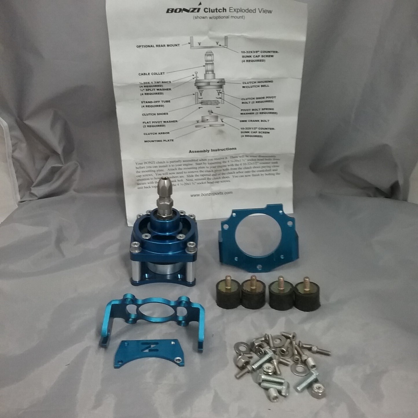 Bonzi BZ4502V2 CNC Performance Clutch v2.0 WATER COOLED BOATS