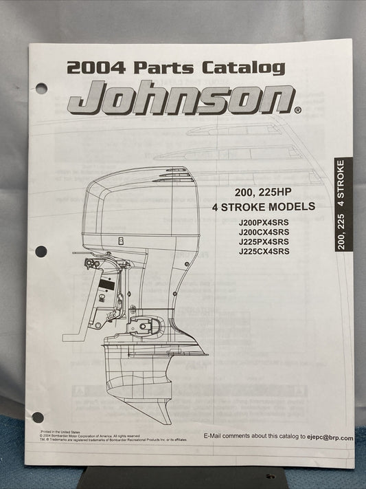 JOHNSON 5034427 PARTS CATALOG 2004