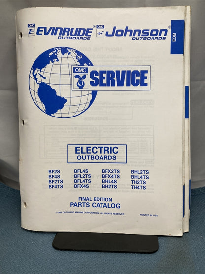OMC JOHNSON EVINRUDE 176238, 437459-437819 PARTS CATALOGS