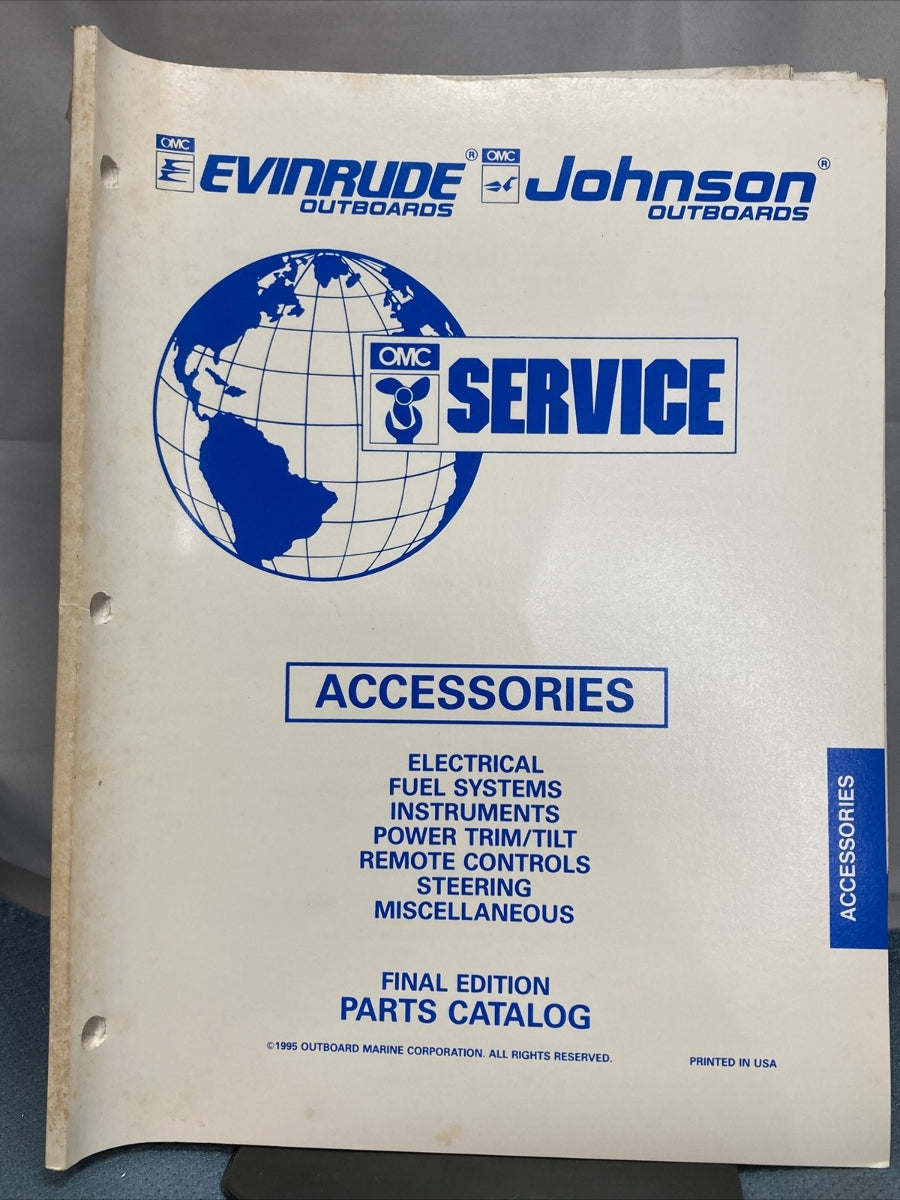OMC JOHNSON EVINRUDE 176238, 437459-437819 PARTS CATALOGS