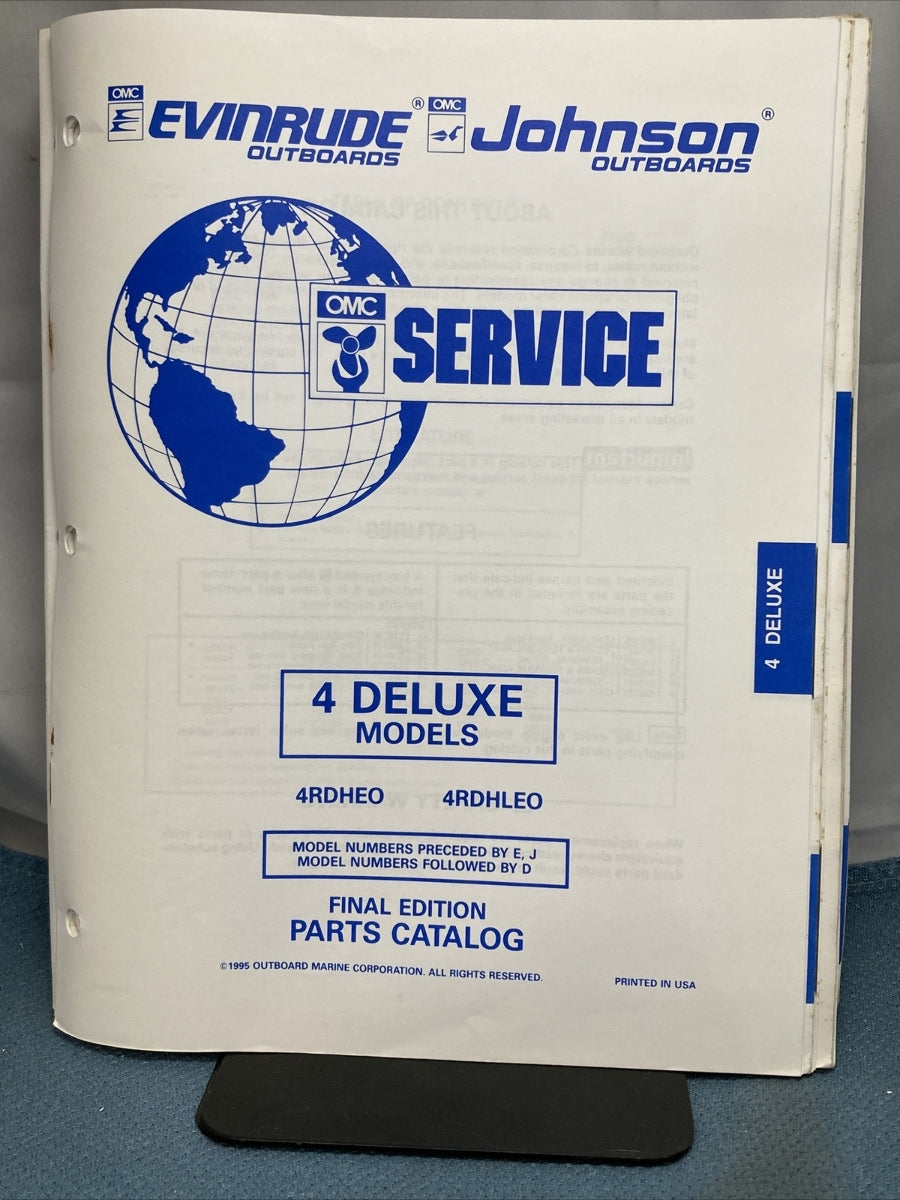 OMC JOHNSON EVINRUDE 176238, 437459-437819 PARTS CATALOGS
