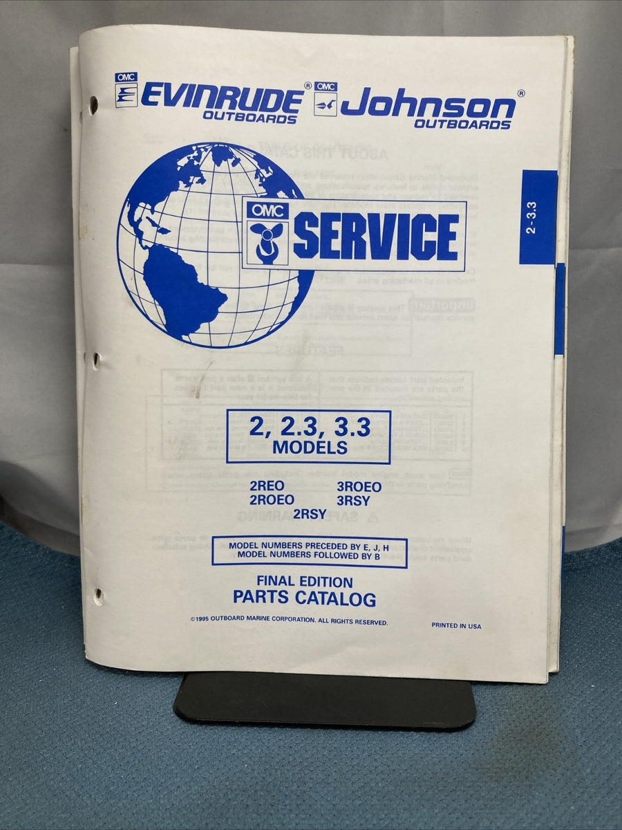 OMC JOHNSON EVINRUDE 176238, 437459-437819 PARTS CATALOGS