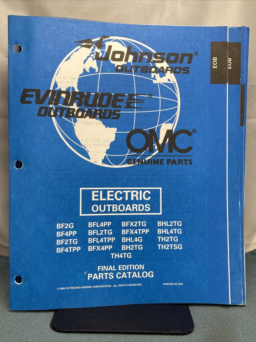 OMC JOHNSON EVINRUDE 176900, 438986-438990, 439284-439324 PARTS CATALOGS
