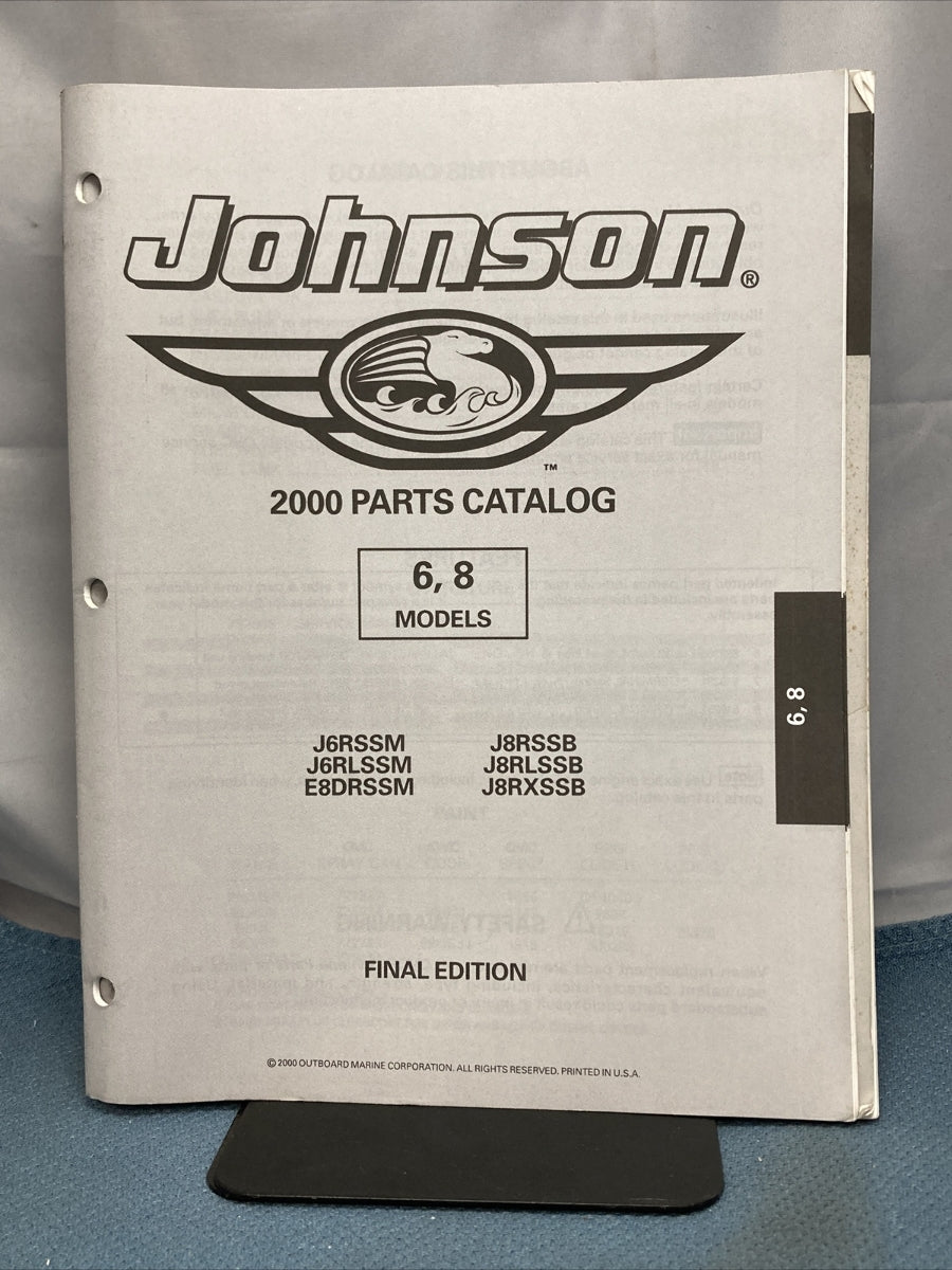 OMC JOHNSON EVINRUDE 5000990-5001028 PARTS CATALOGS