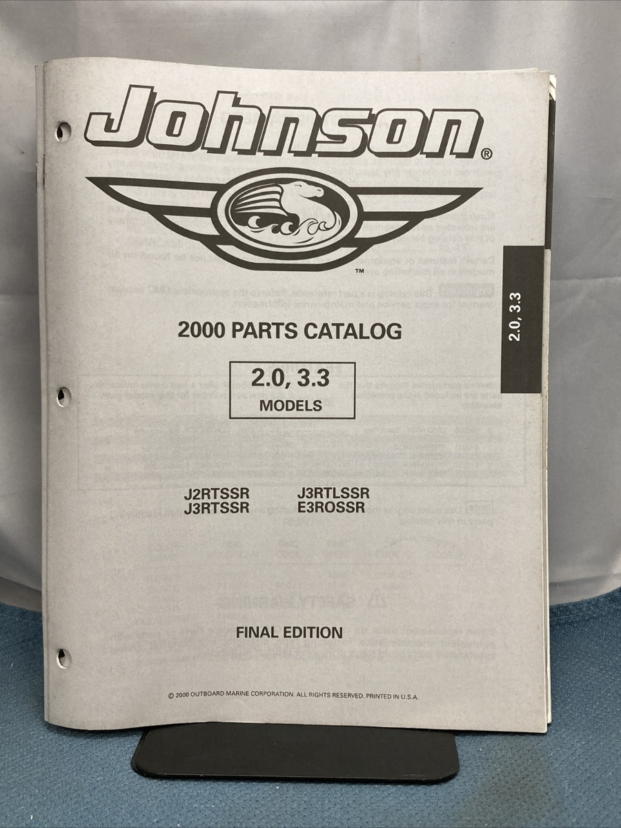OMC JOHNSON EVINRUDE 5000990-5001028 PARTS CATALOGS