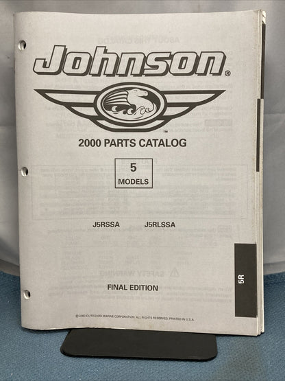 OMC JOHNSON EVINRUDE 5000990-5001028 PARTS CATALOGS