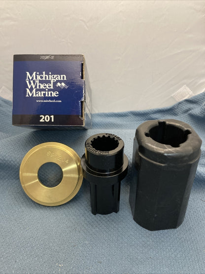 NEW MICHIGAN WHEEL XHS 201 PROPELLER HUB KIT EVINRUDE/JOHNSON/OMC, 84-90