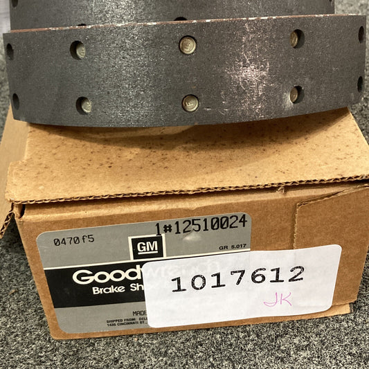 NEW GENUINE GM 12510024 GOODWRENCH BRAKE SHOE & LINING GR 5.017