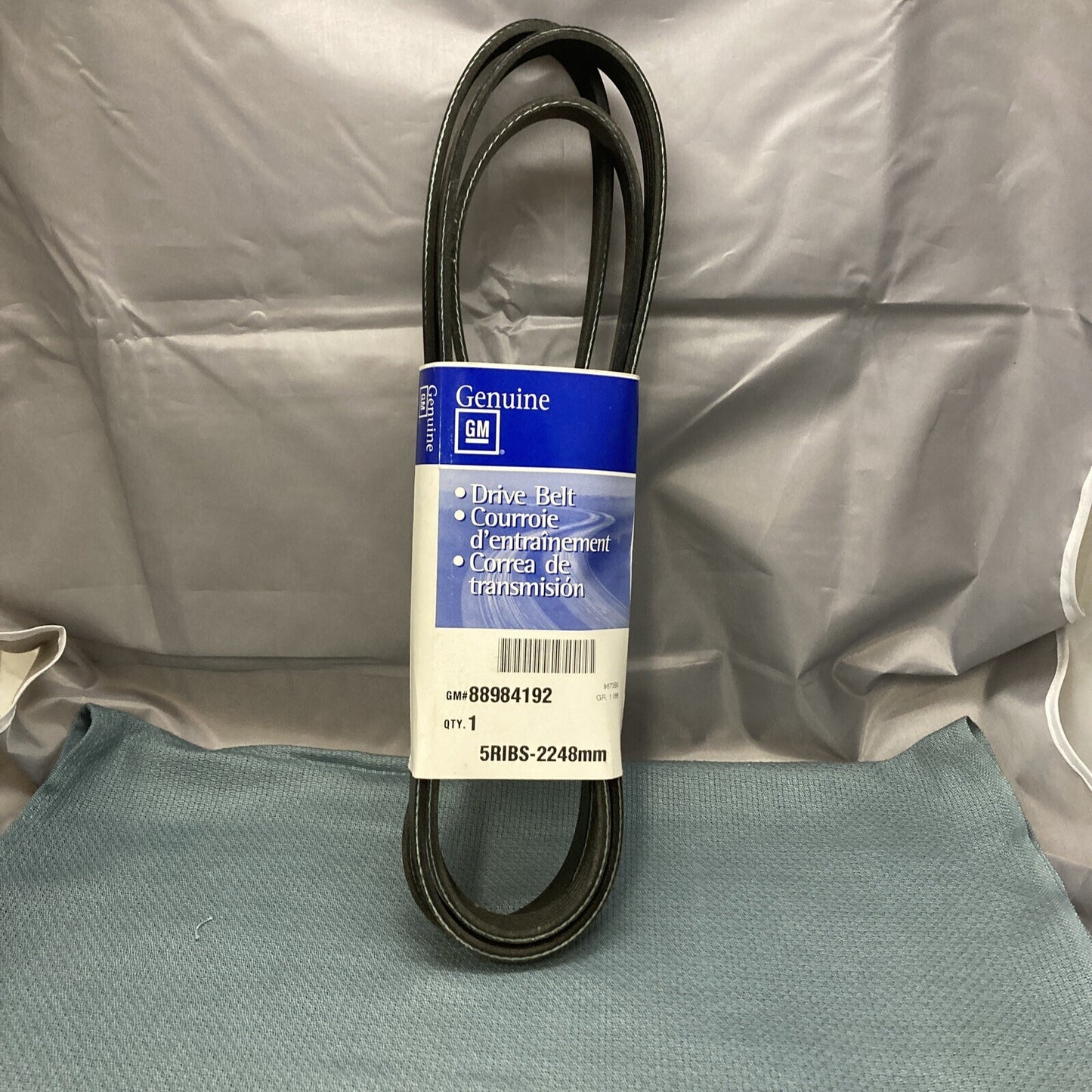 NEW GENUINE GM 88984192 BELT, WATER PUMP, A/C COMP, GENERATOR & P/S PUMP 1998-02