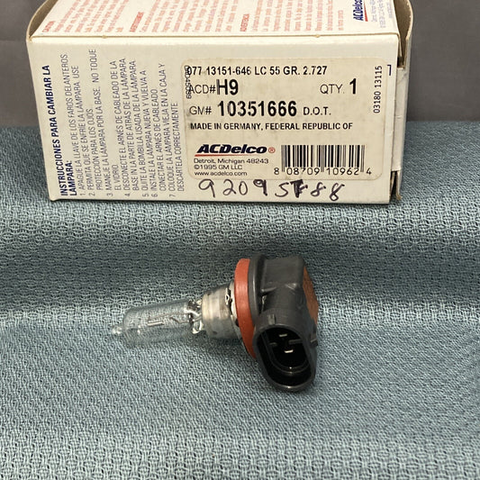 NEW ACDELCO H9 BULB ASSEMBLY, HEADLAMP 2004-2016 GM 10351666 GR 2.727
