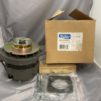 NEW MALLORY 9-19103 Alternator, 65 Amp Mercrusier 817119A1, 817119A4, 805884T