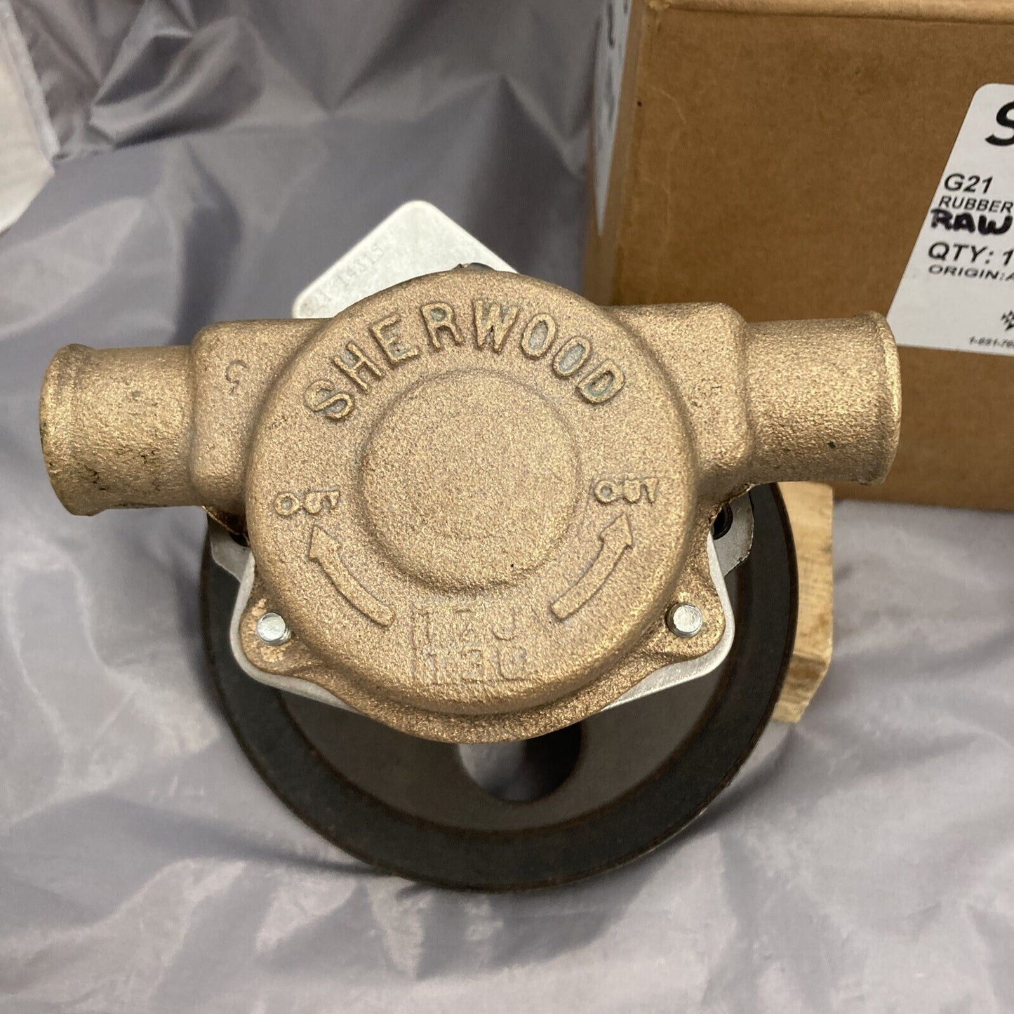 NEW SHERWOOD G21 RUBBER IMPELLER RAW WATER PUMP