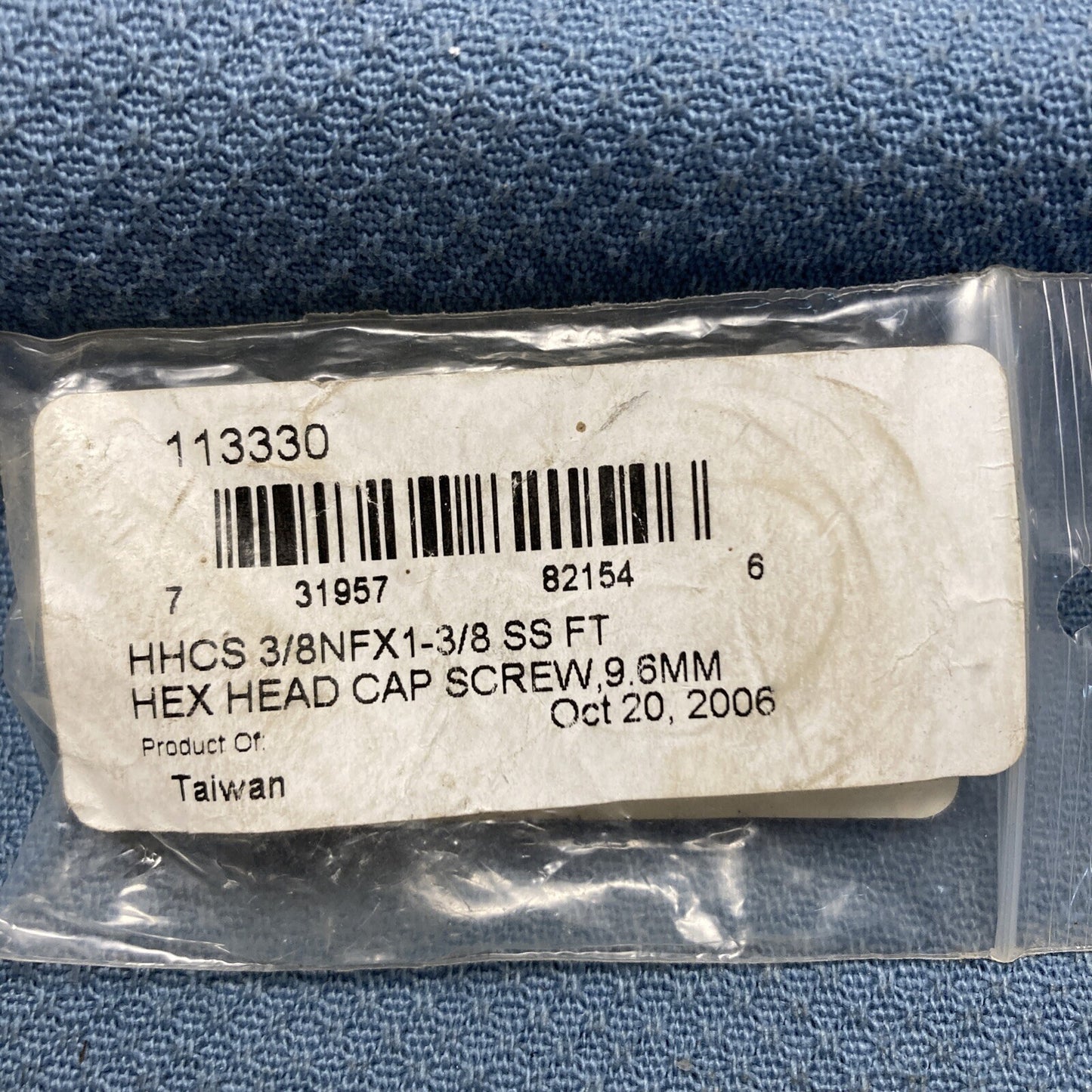 NEW KIT, TELEFLEX 113330 HEX CAP 3/8X1-3/8 SCREW AND YAMAHA 728994-1 SPACER