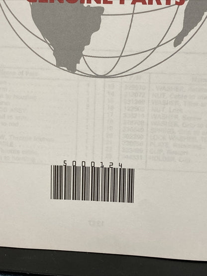 OMC JOHNSON EVINRUDE 176944, 5000121-5000163 PARTS CATALOGS