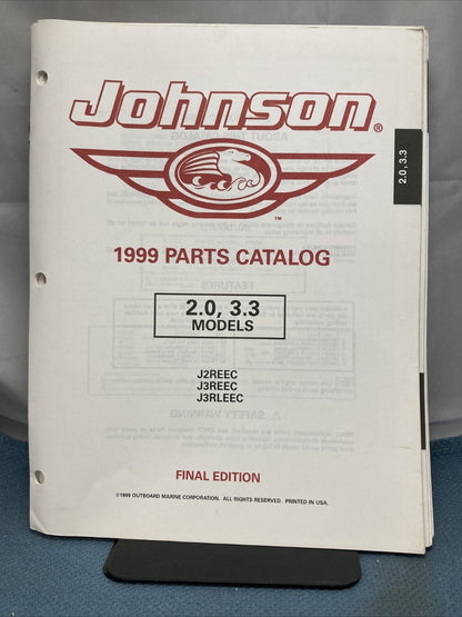 OMC JOHNSON EVINRUDE 176944, 5000121-5000163 PARTS CATALOGS