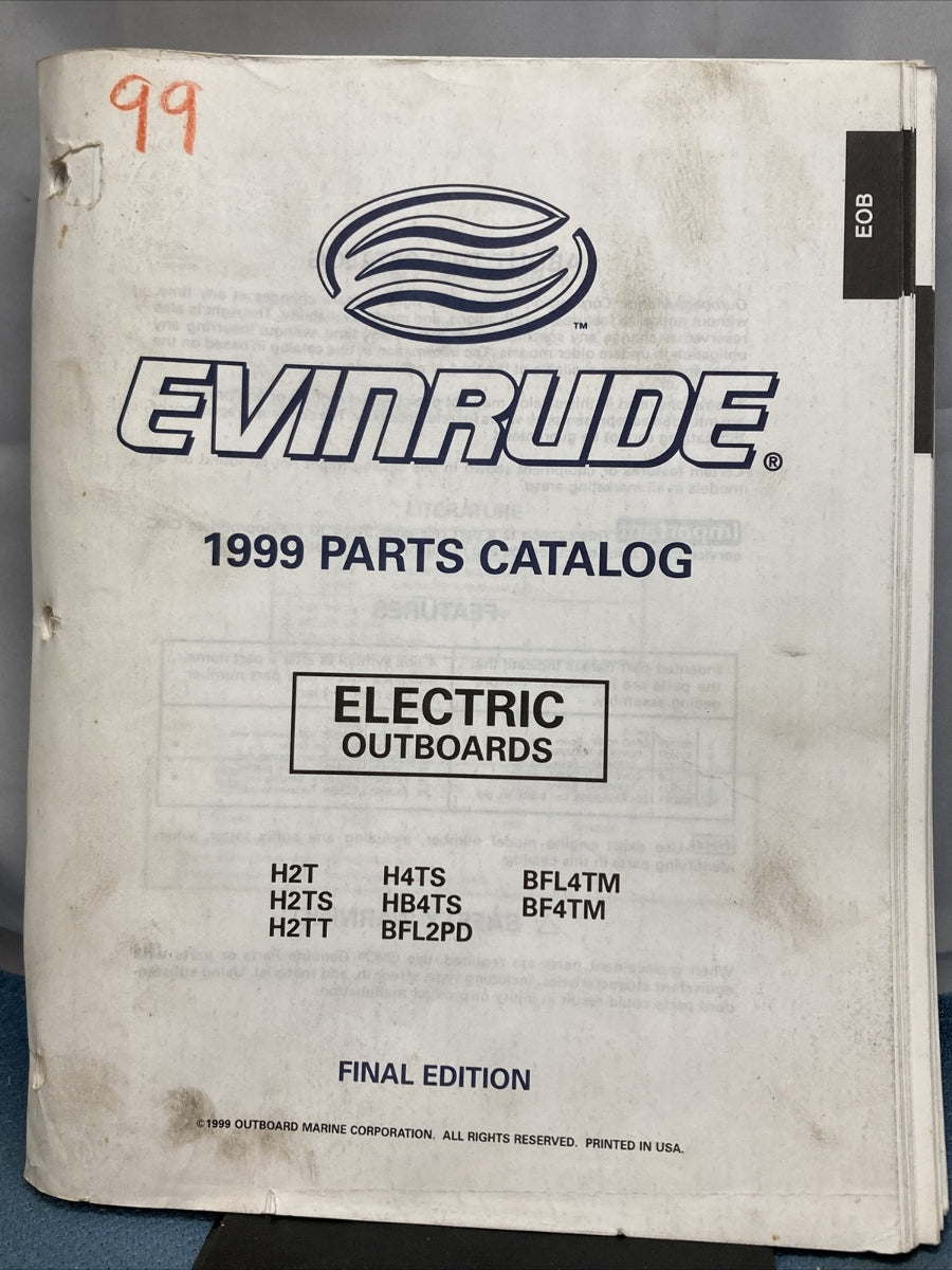 OMC JOHNSON EVINRUDE 176944, 5000121-5000163 PARTS CATALOGS