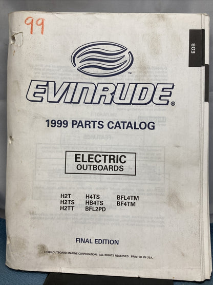 OMC JOHNSON EVINRUDE 176944, 5000121-5000163 PARTS CATALOGS