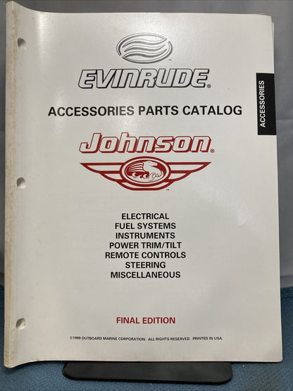 OMC JOHNSON EVINRUDE 176944, 5000121-5000163 PARTS CATALOGS