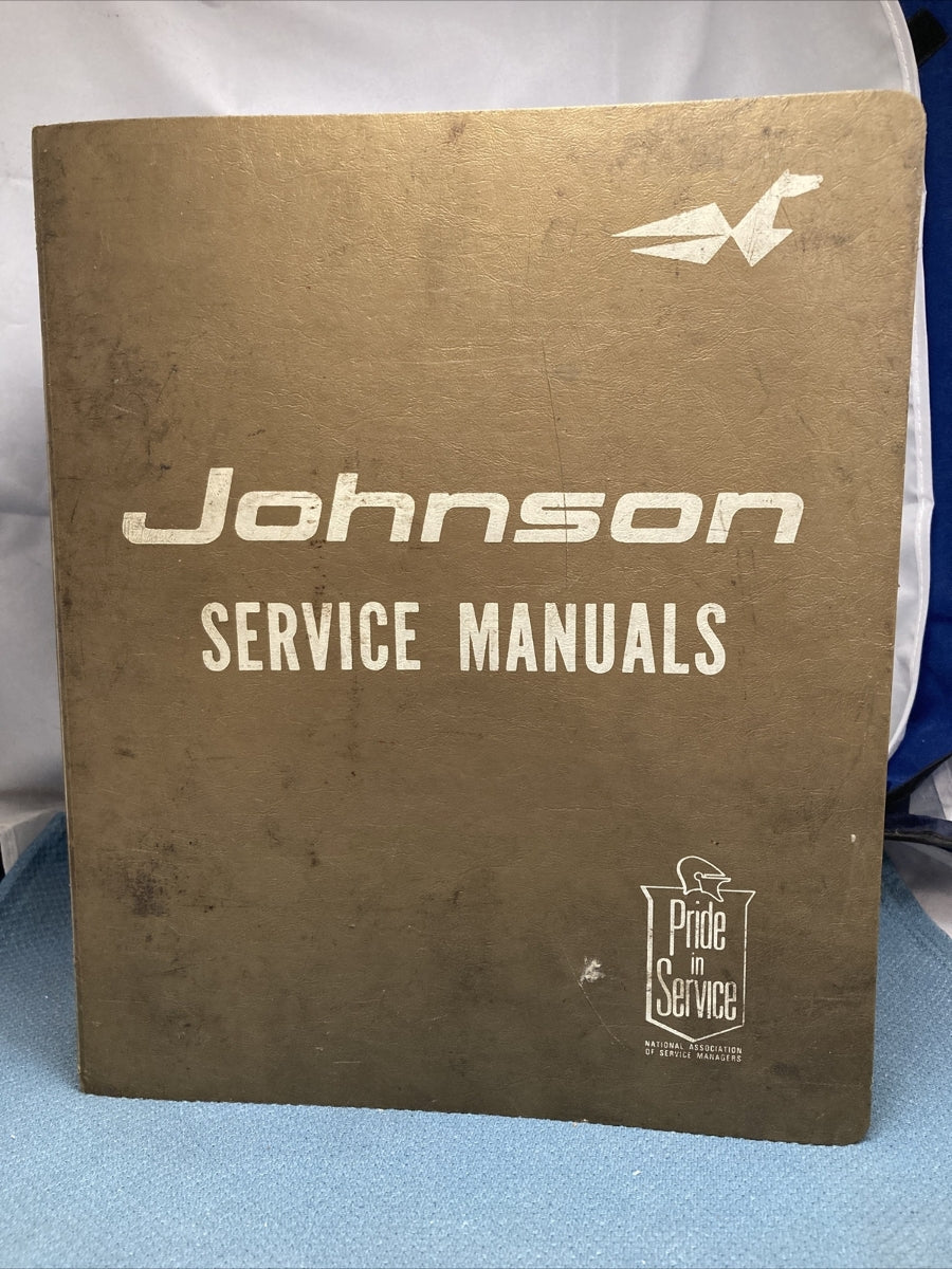 JOHNSON JM-7701 - JM-7710 SERVICE MANUALS WITH BINDER JM-6815