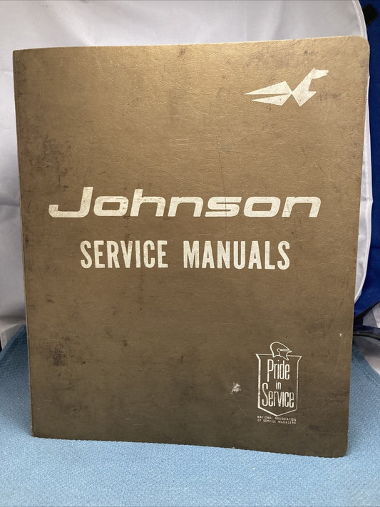 JOHNSON JM-7701 - JM-7710 SERVICE MANUALS WITH BINDER JM-6815