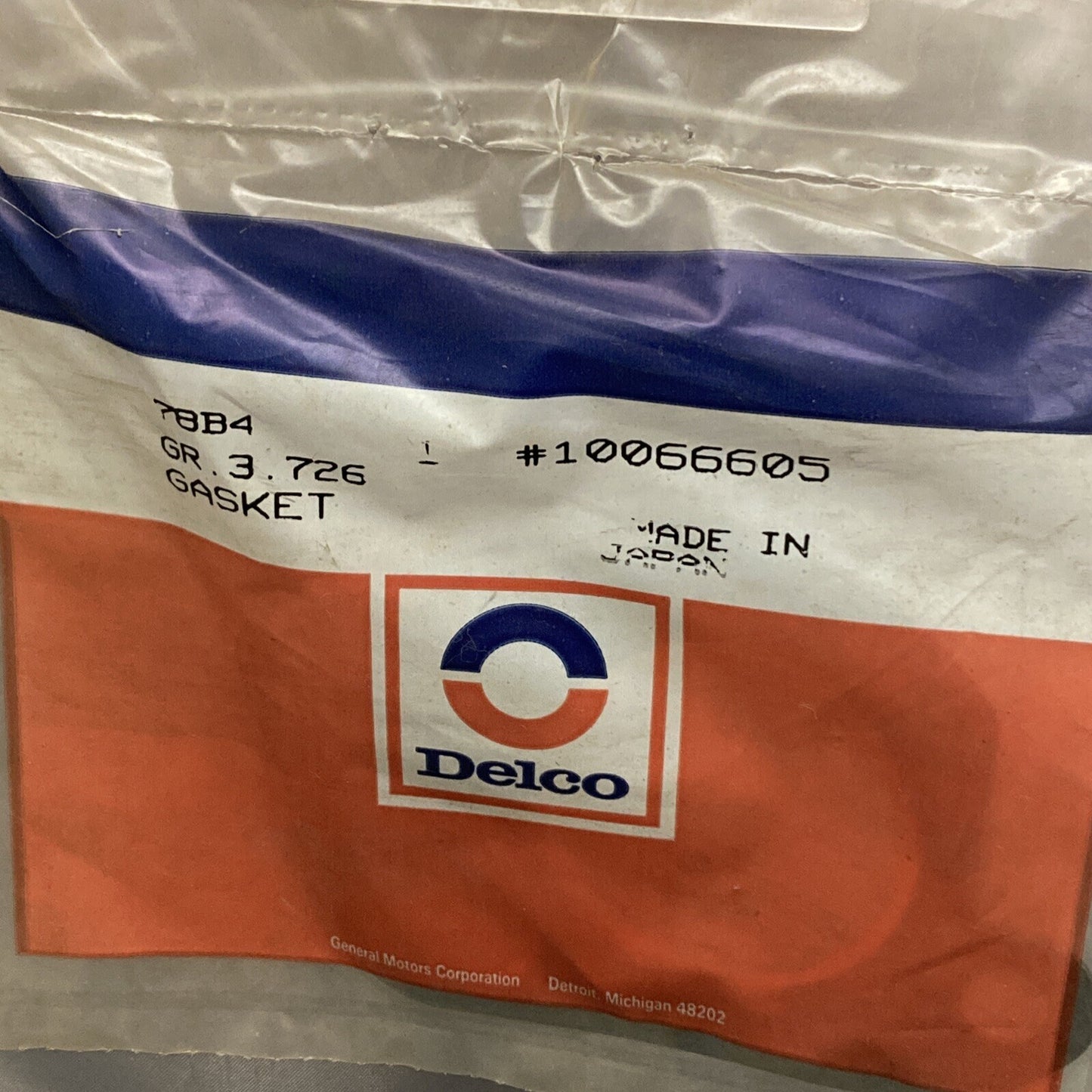 NEW ACDELCO 40-716 GASKET, FUEL INJ THROTTLE BODY MOUNTING GM 10066605 GR 3.726