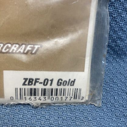 NEW TMC ZBF-01 ZEBRA FLASH VINYL LETTERS GOLD 3" BRUSH STROKE, 148 PIECES