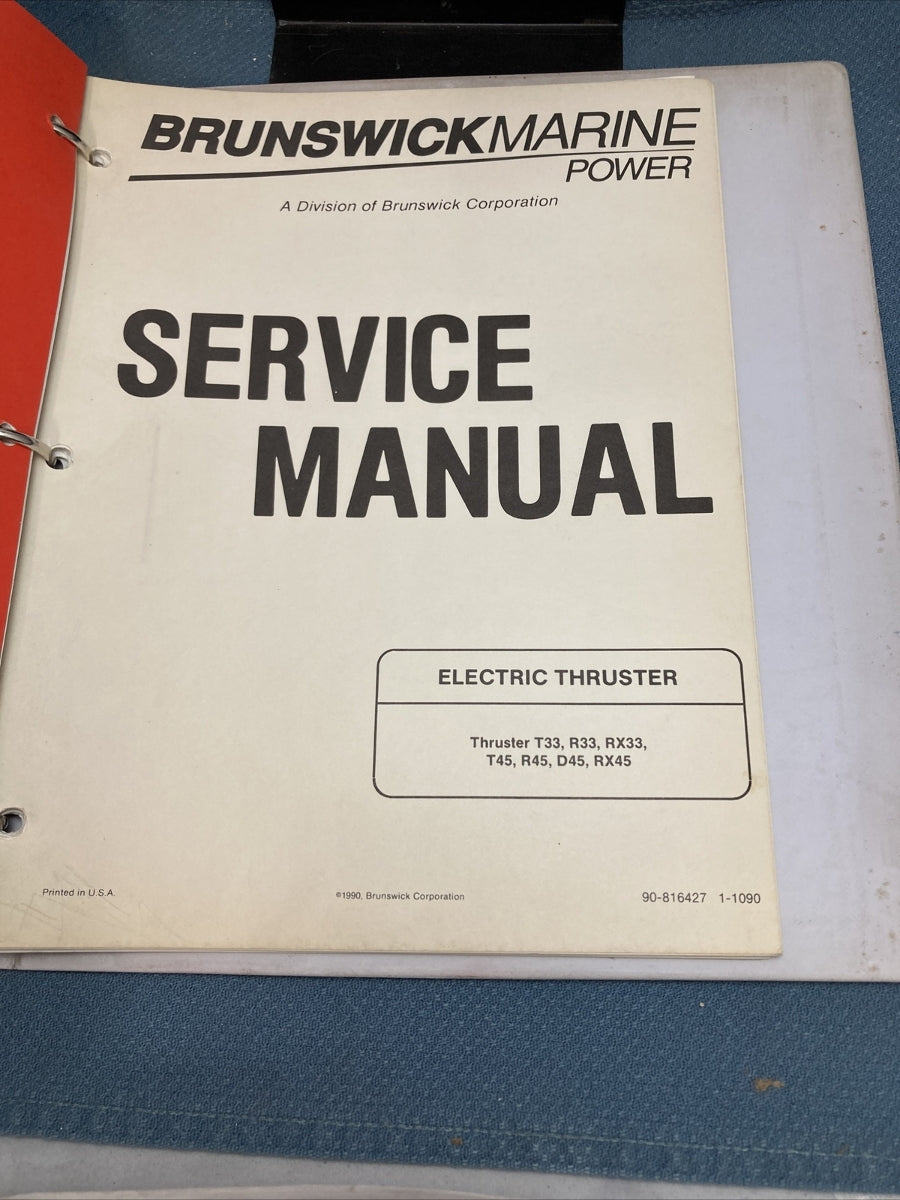 MERCURY C-90-75536, C-90-86121, 90-99987, 90-816427 SERVICE MANUALS WITH BINDER