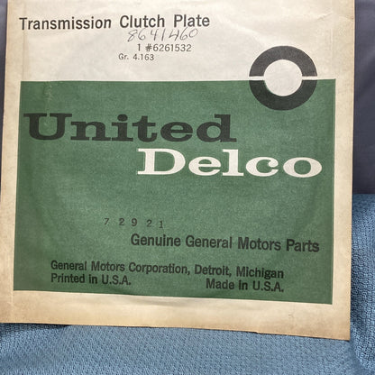 NEW ACDELCO/GM 6261532 PLATE, TRANS CLUTCH GR 4.163